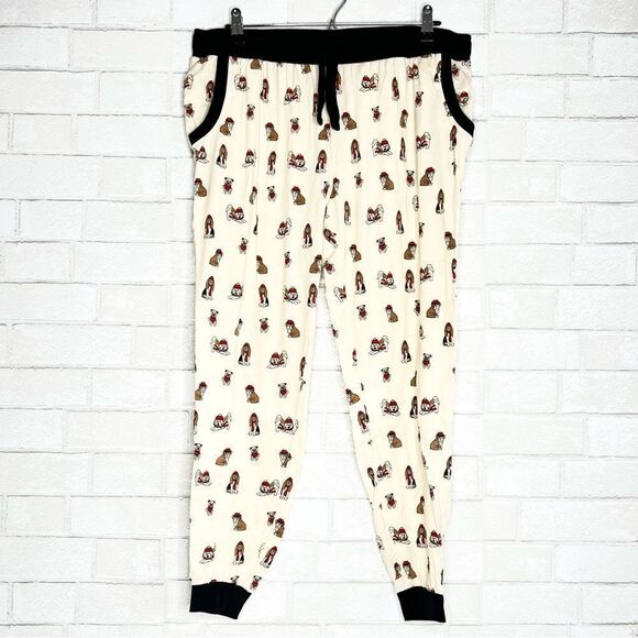 🐶 SERRA 🐶 LADIES 2 PIECE KNIT
SLEEP WEAR SET PJ lounge wear pajamas size L - Picture 3 of 9